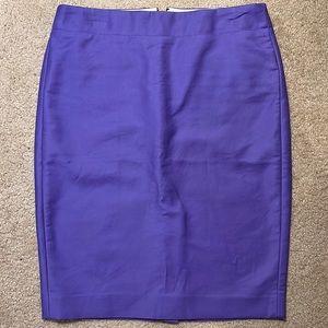 J. Crew Lavender Pencil Skirt